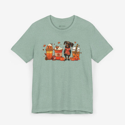 Dachshund T- Shirt for Women - Dachshund Autumn Shirt